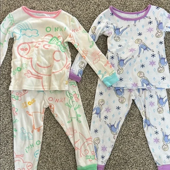 Toddler girl character pajama sets - Picture 1 of 3